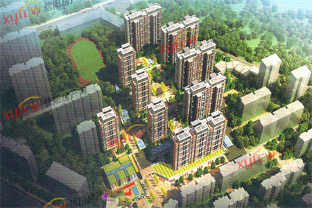 圣岳美地黄金楼层精装两室两厅送储藏室送家具家电